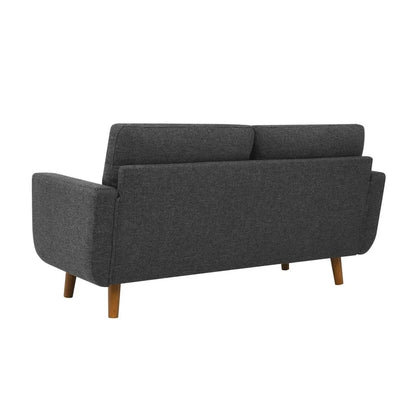 Mid-Century Tufted Upholstered Loveseat