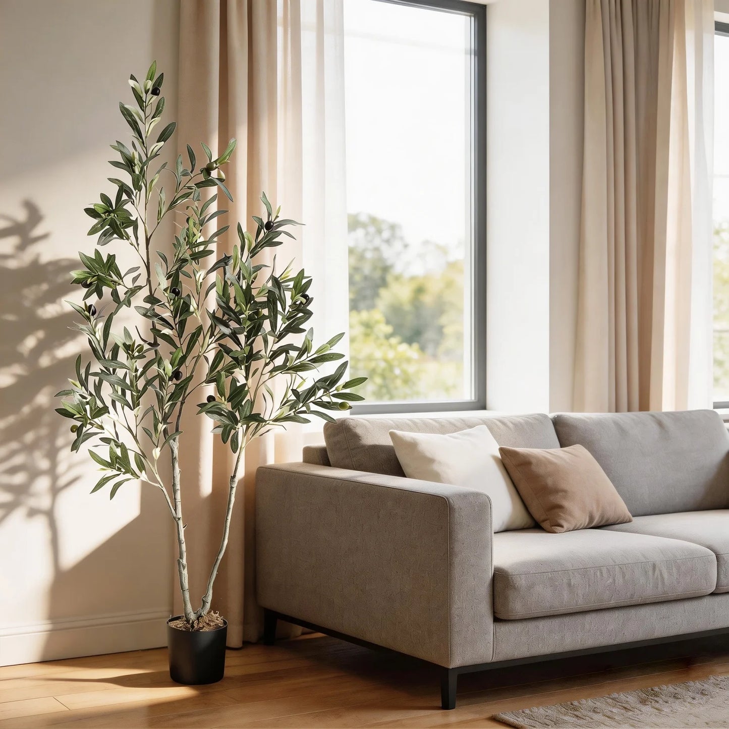 Artificial Olive Tree for Indoor or Outdoor Decor