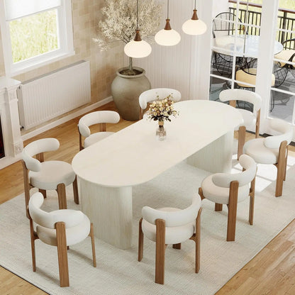 Expandable Dining Table with Flexible Seating Design
