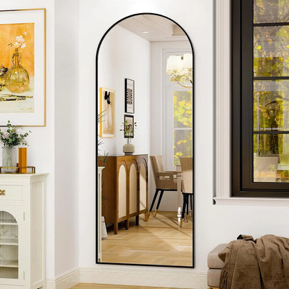 Arched Full-Length Floor Mirror