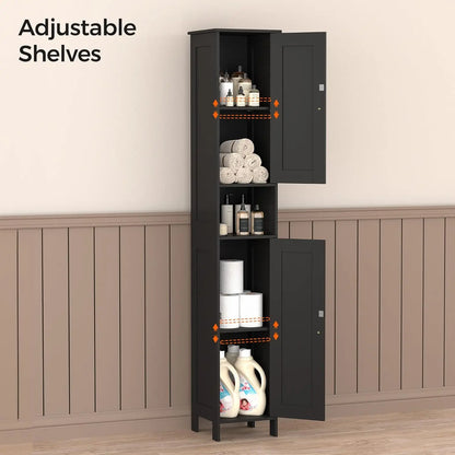 67" Slim Tall Storage Cabinet for Small Spaces
