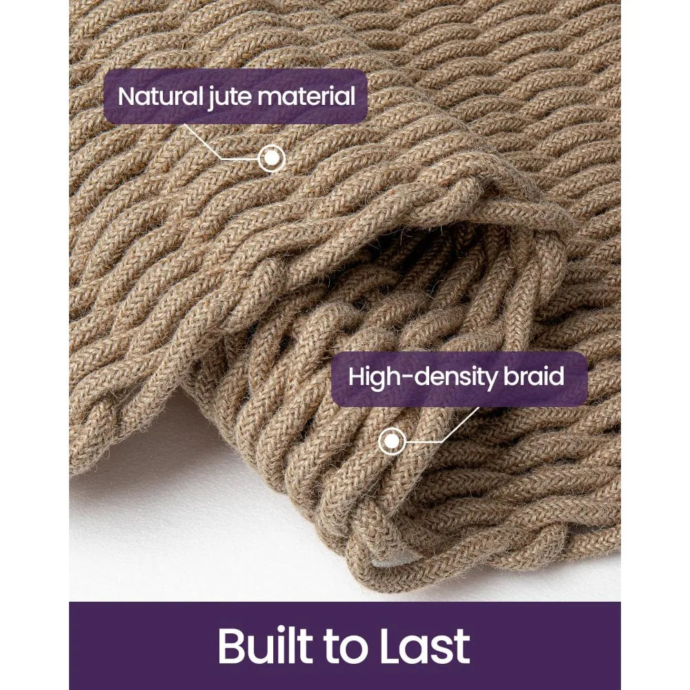 Handwoven Jute Entry Mat With Natural Texture