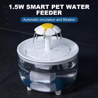 Ultra-Quiet Multi-Flow Automatic Cat Fountain