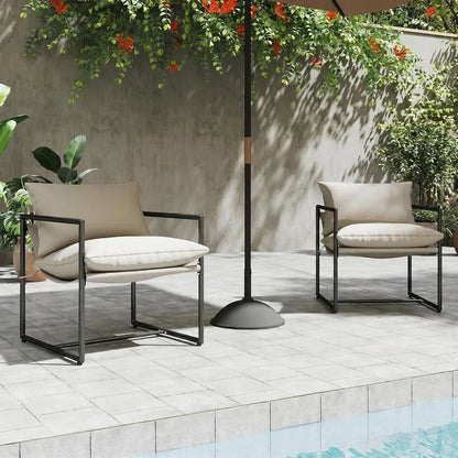 Modern Outdoor Accent Chair Set