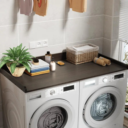 Solid Wood Laundry Countertop For Elevated Utility