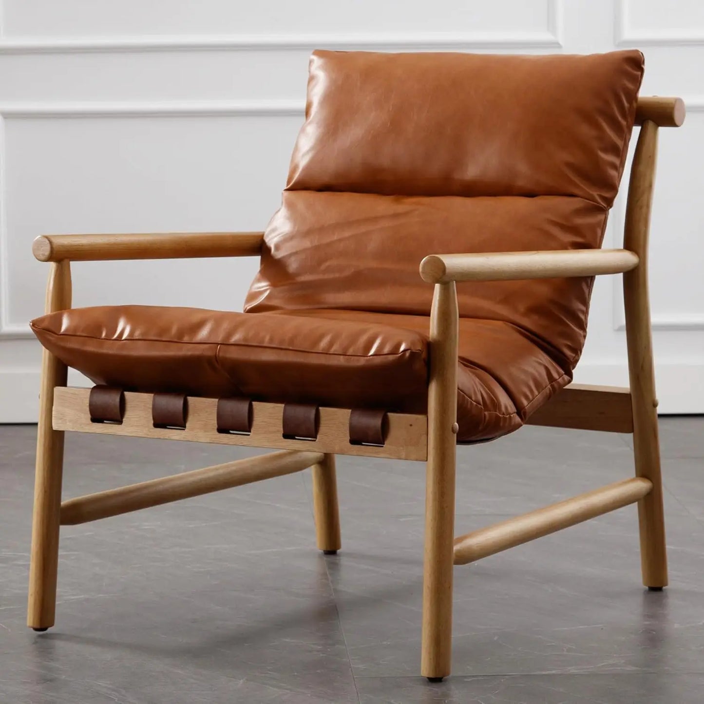 Mid-Century Accent Slipper Chair