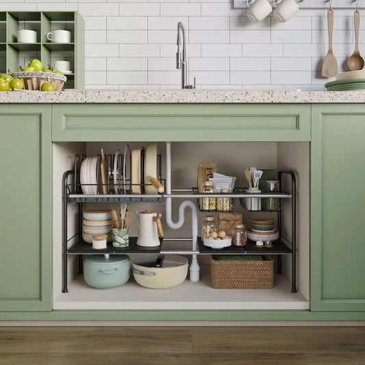 Expandable Adjustable Carbon Steel Pot Rack