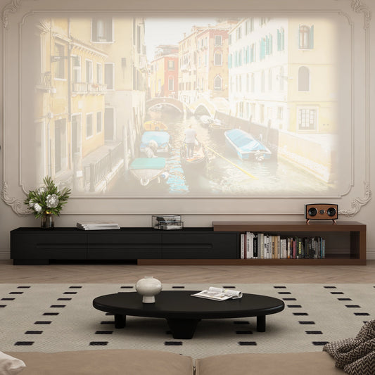 Extendable Walnut TV Console