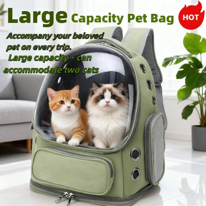 Transparent Pet Carrier Breathable Backpack