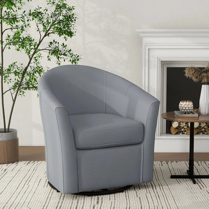 Swivel Barrel Accent Chair