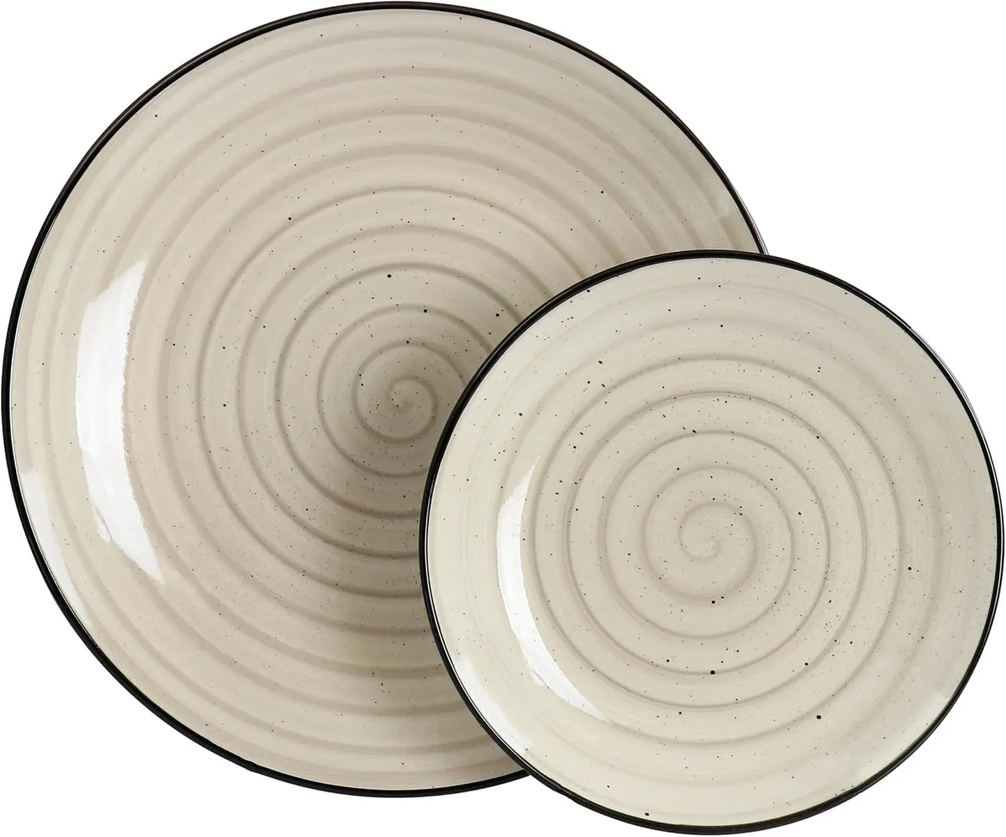 24-Piece Stoneware Dinnerware Set For Everyday Dining