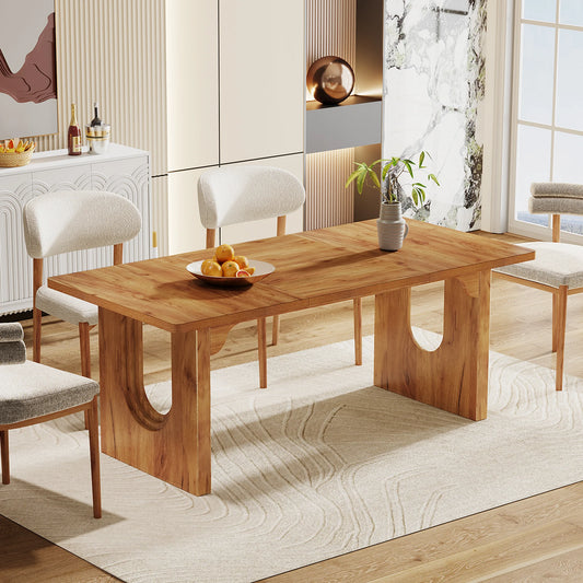 71" Modern Dining Table for 6 to 8 People