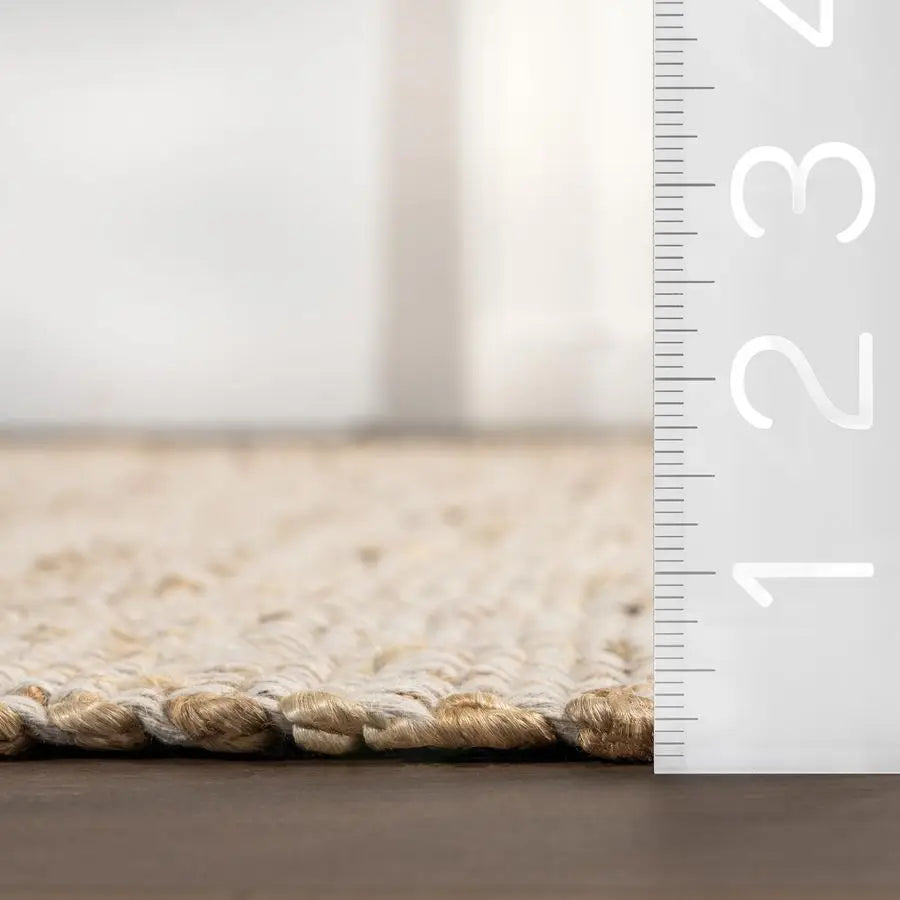 Handwoven Jute Blend Runner With Organic Texture