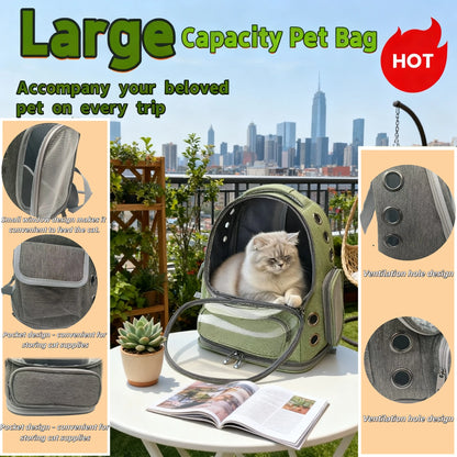Transparent Pet Carrier Breathable Backpack