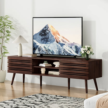 Mid-Century TV Stand with Storage