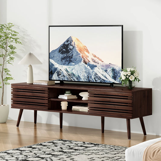 Mid-Century TV Stand with Storage