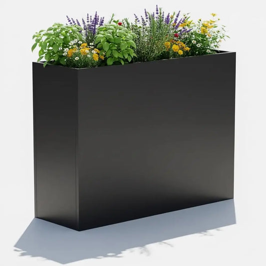 Modern Elevated Metal Planter Box
