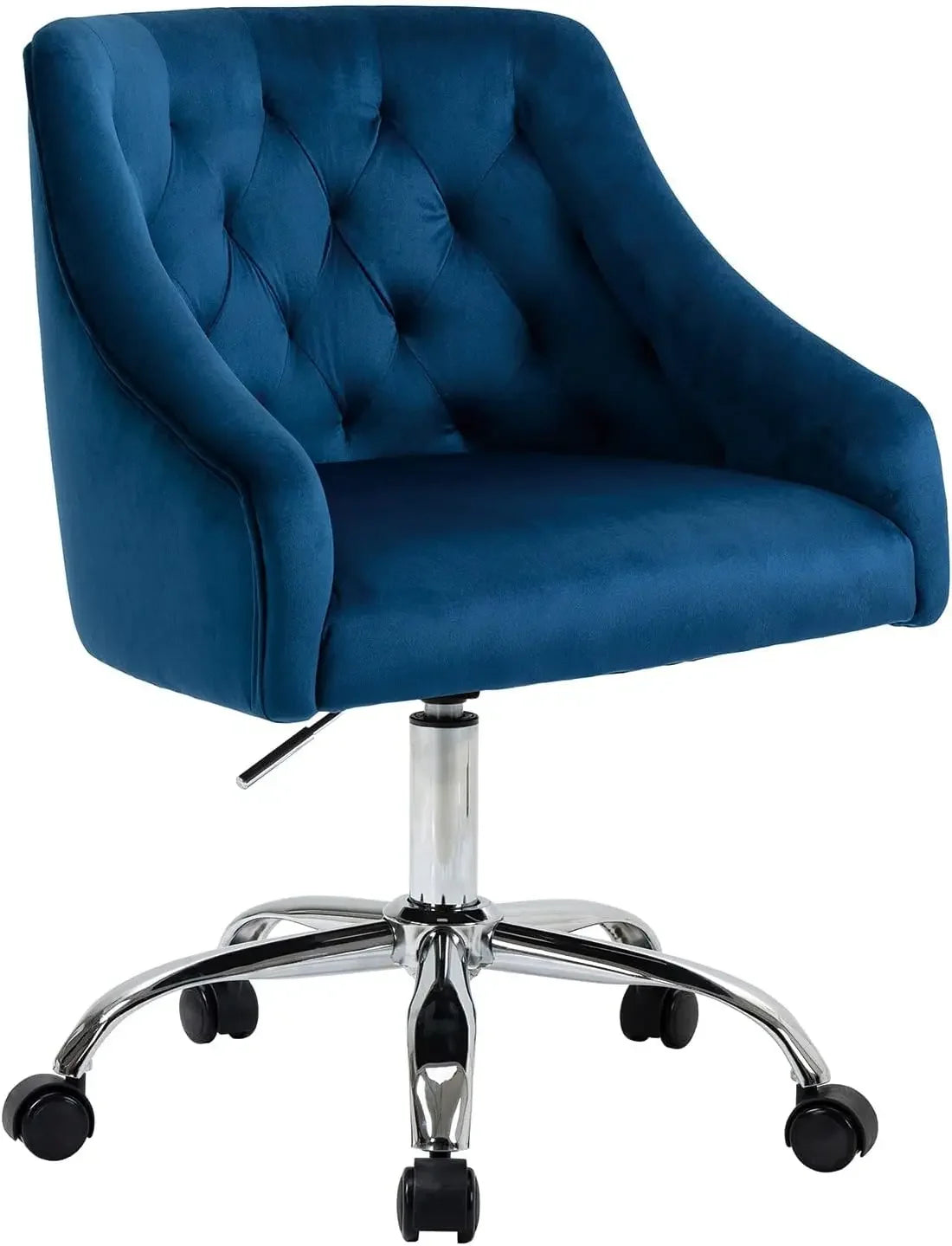Velvet Swivel Office Chair with Adjustable Height