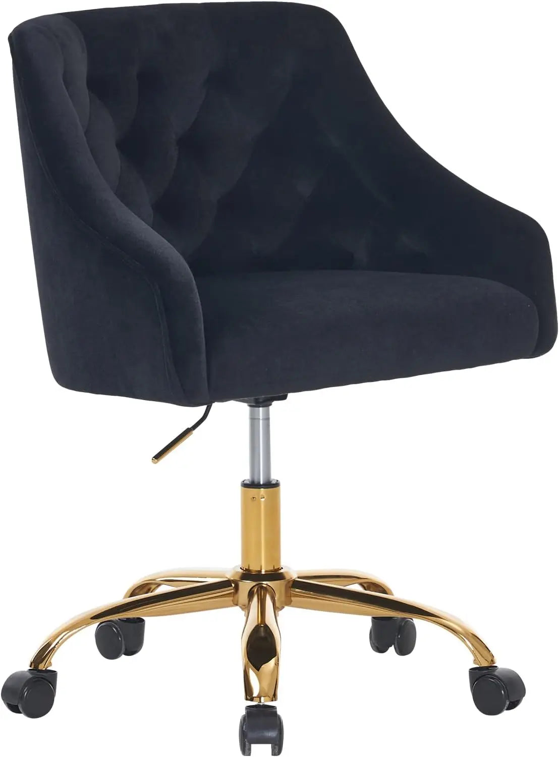 Velvet Swivel Office Chair with Adjustable Height