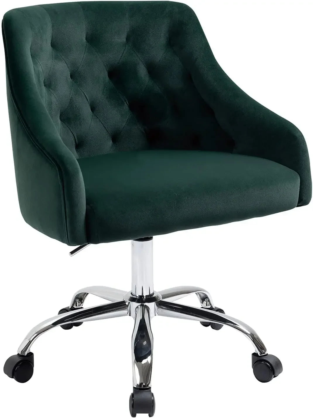Velvet Swivel Office Chair with Adjustable Height
