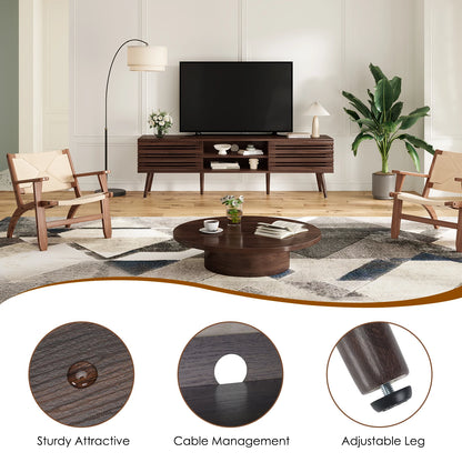 Mid-Century TV Stand with Storage