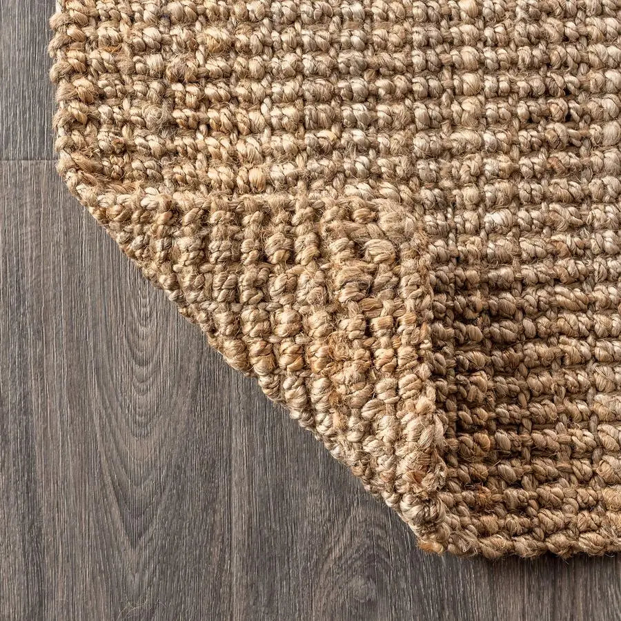 Handwoven Natural Jute Area Rug