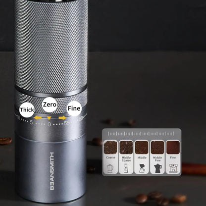 Precision Manual Coffee Grinder with Adjustable Burr System