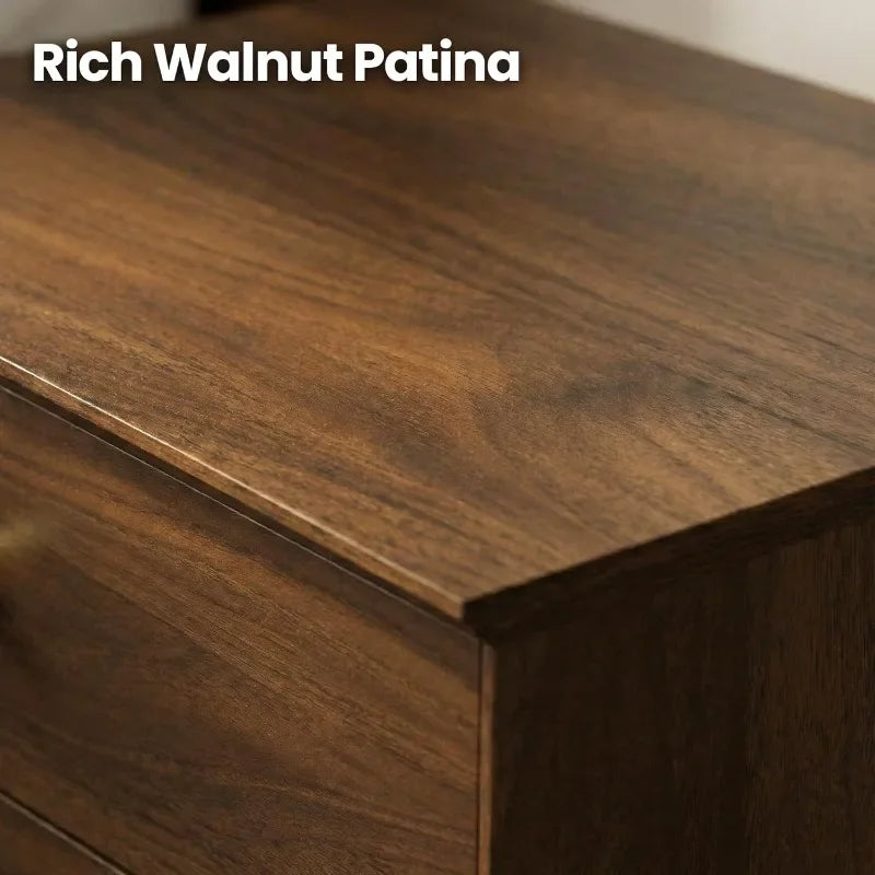 Mid-Century Nightstands Set of 2