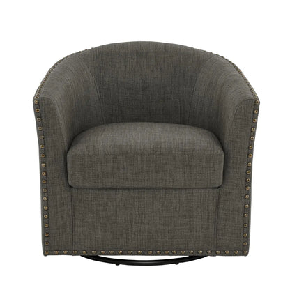 Swivel Barrel Accent Chair