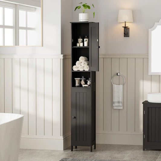 67" Slim Tall Storage Cabinet for Small Spaces