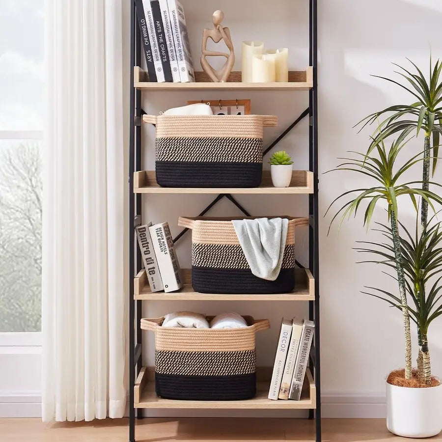 Cotton Rope Storage Basket with Handles