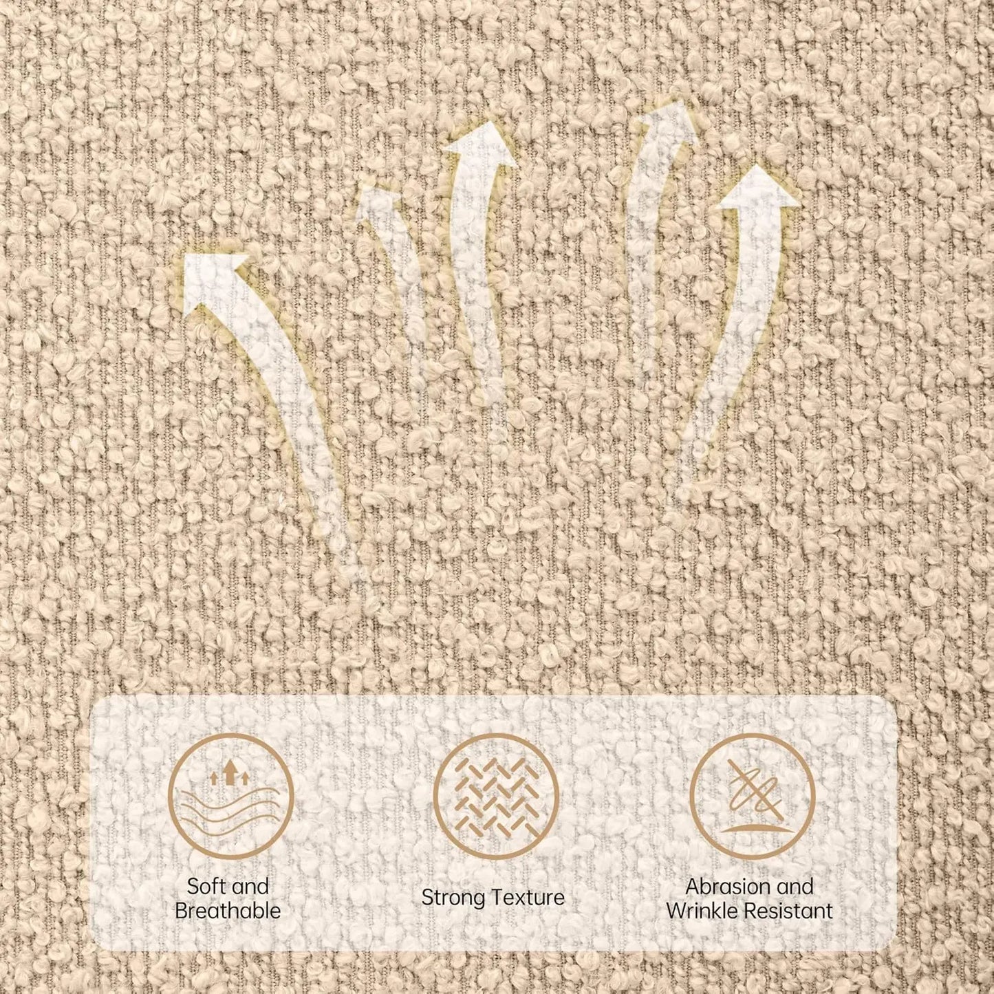 Upholstered Bedroom Bench with Timeless Elegant Design