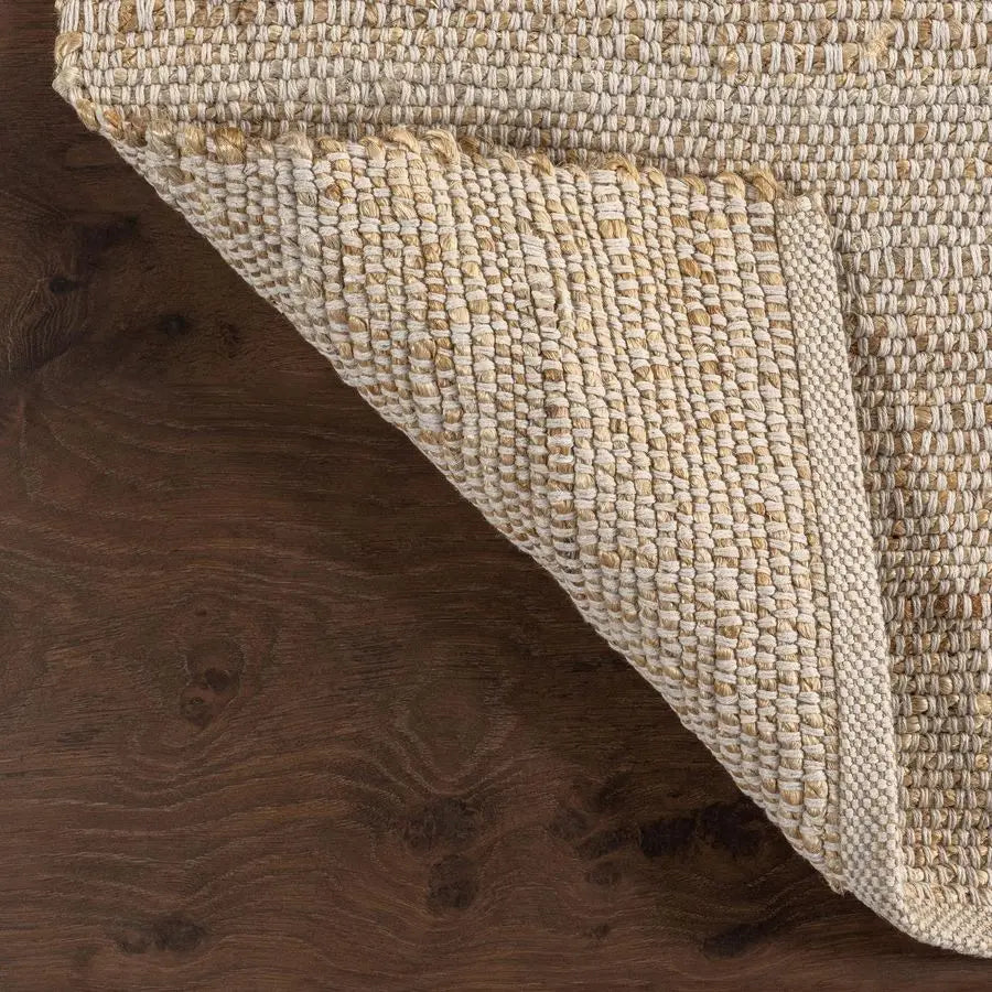 Handwoven Jute Blend Runner With Organic Texture