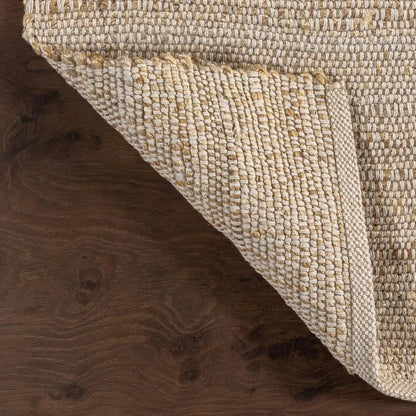 Handwoven Jute Blend Runner With Organic Texture