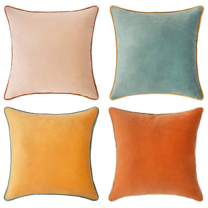 4-pack Modern Soft Velvet Throw Pillow Covers