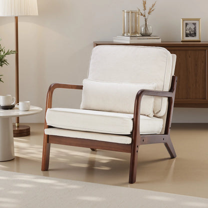 Mid-Century Upholstered Accent Chair