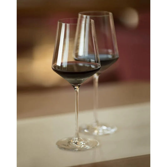 Hand-Blown Crystal Wine Glass – Set of 4