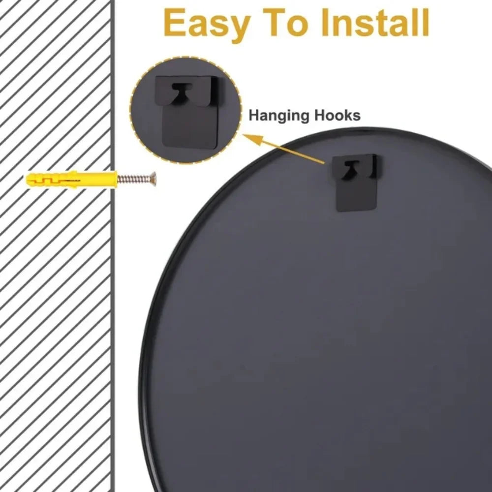 Premium Aluminum Frame Mirror with Clear Reflection