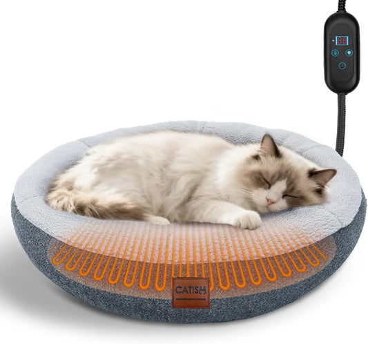 Removable Heater All-Season Washable Pet Bed