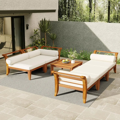Modular Acacia Outdoor Lounge Collection