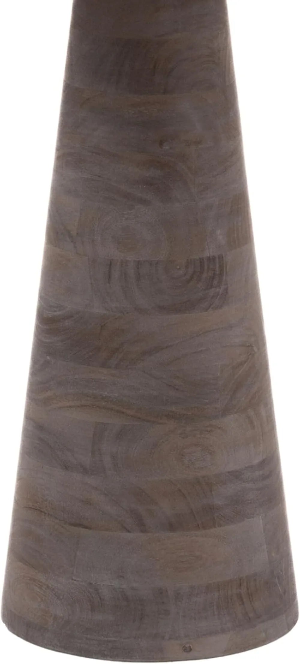 Mango Wood Accent Table with Tray Top and Pedestal Base