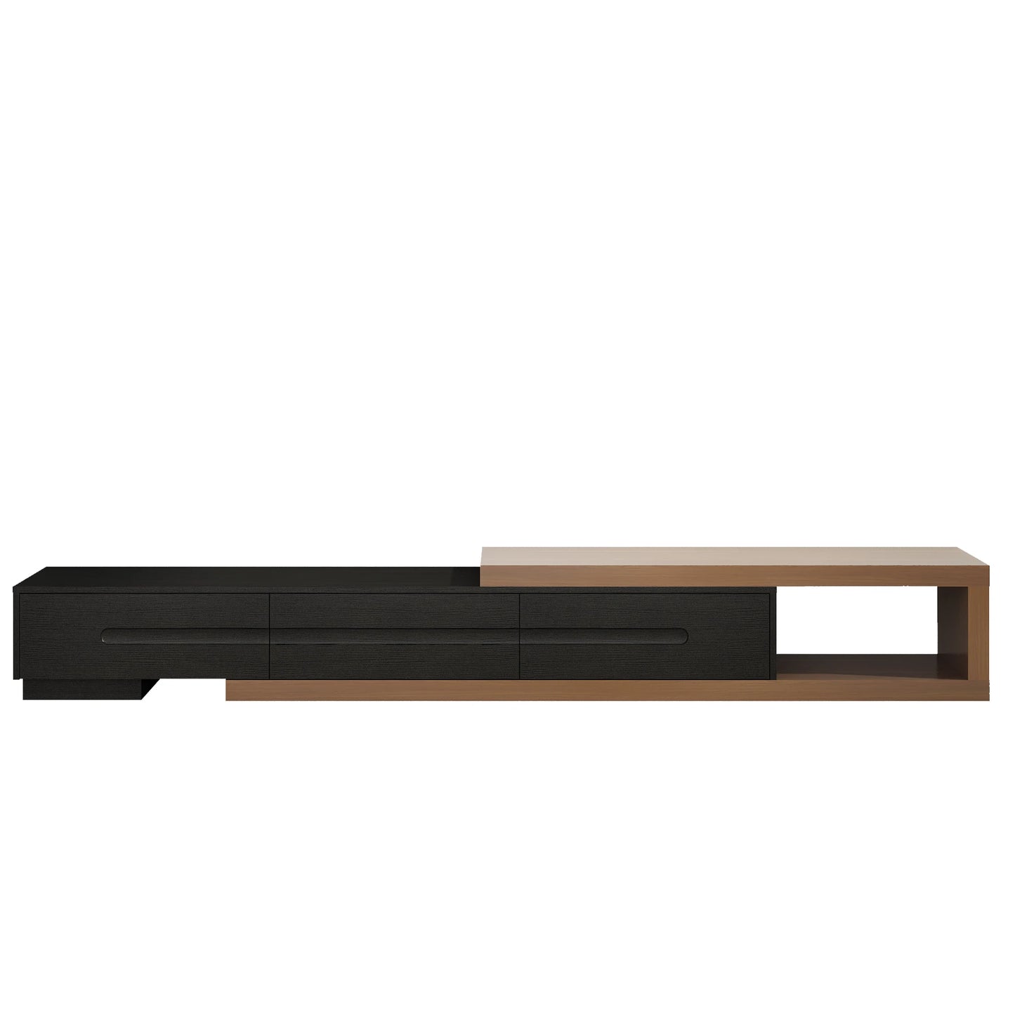 Extendable Walnut TV Console