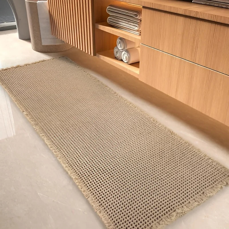 Waffle Weave Absorbent Non-Slip Bath Rug