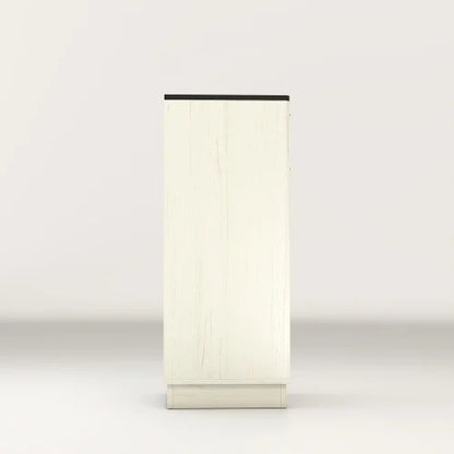 Hidden Trash Cabinet with Dual-Zone Storage Design