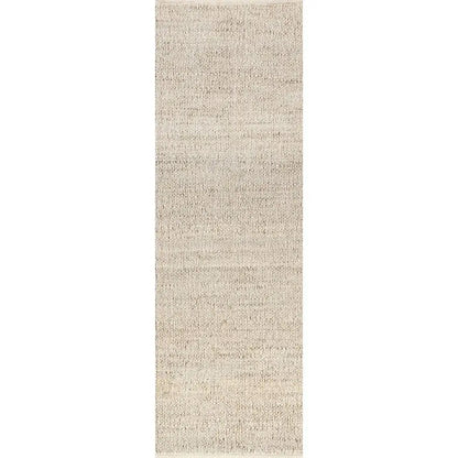 Handwoven Jute Blend Runner With Organic Texture