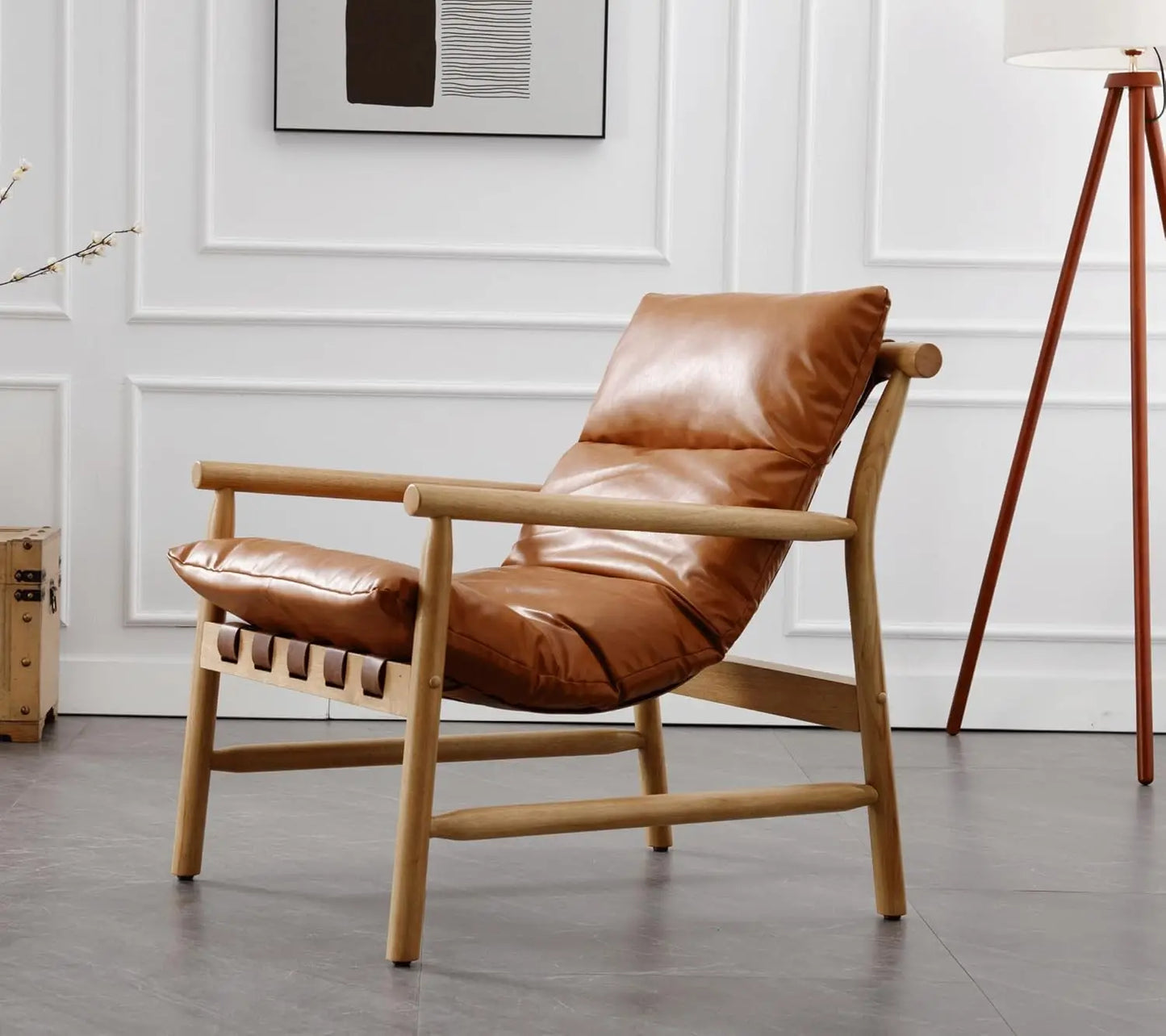 Mid-Century Accent Slipper Chair