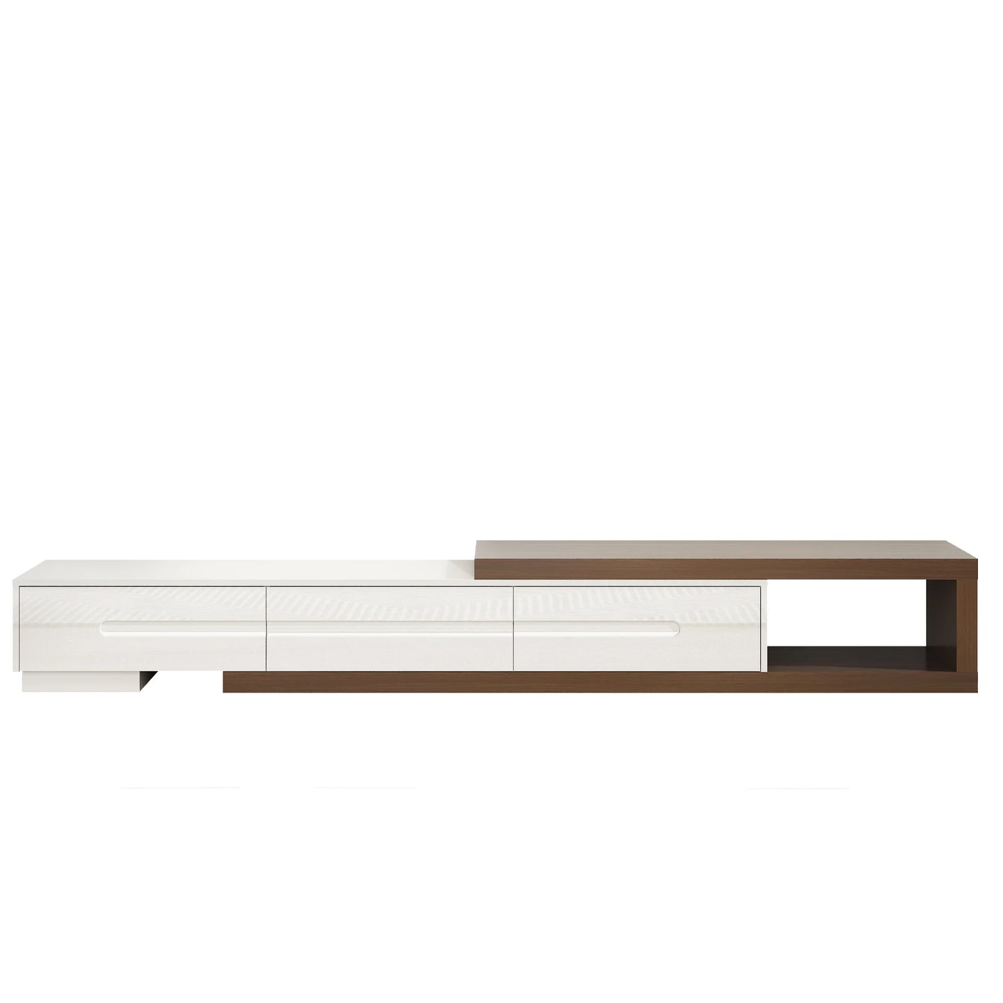 Extendable Walnut TV Console