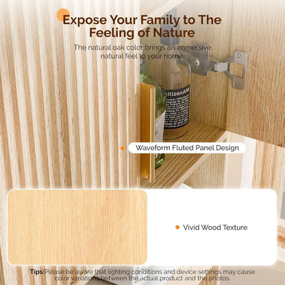Fluted Over-the-Toilet Cabinet