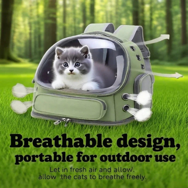 Transparent Pet Carrier Breathable Backpack