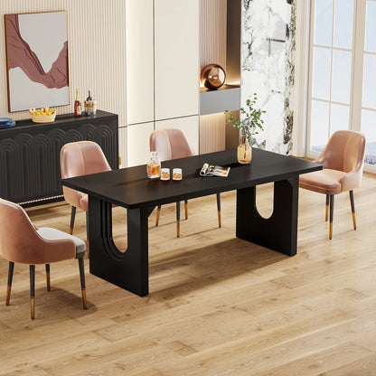71" Modern Dining Table for 6 to 8 People
